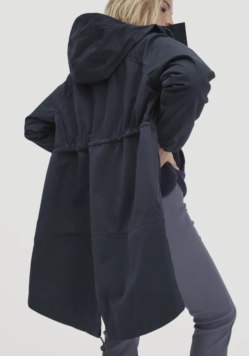 hessnatur Allwetter Parka NATURE SHELL Relaxed aus reiner Bio-Baumwolle von|Damen Jacken & Mäntel