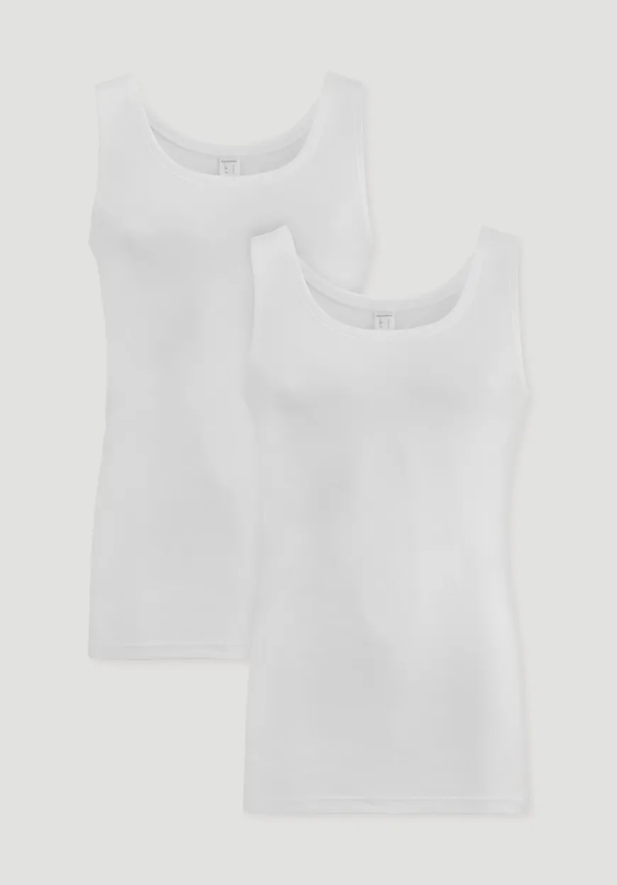 hessnatur Athletic Shirt im 2er-Pack PURE NATURE aus reiner Bio-Baumwolle von|Herren Oberteile|Unterhemden