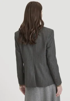 hessnatur Blazer Nadelstreifen Regular aus reiner Schurwolle von|Damen Blazer