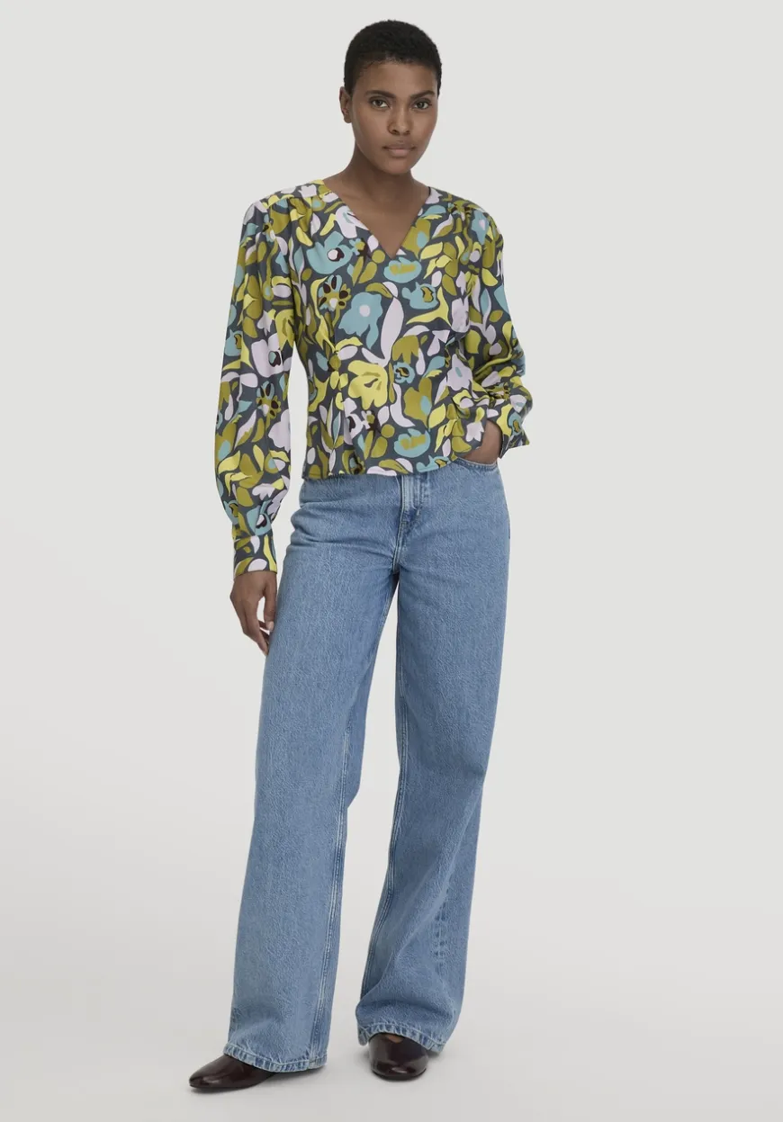 hessnatur Bluse Regular aus reiner LENZING™ ECOVERO™ Viskose von|Damen Blusen