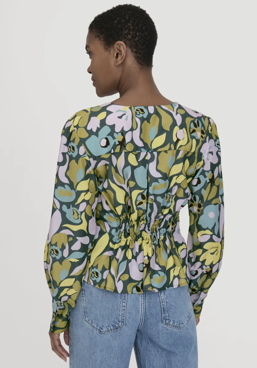 hessnatur Bluse Regular aus reiner LENZING™ ECOVERO™ Viskose von|Damen Blusen