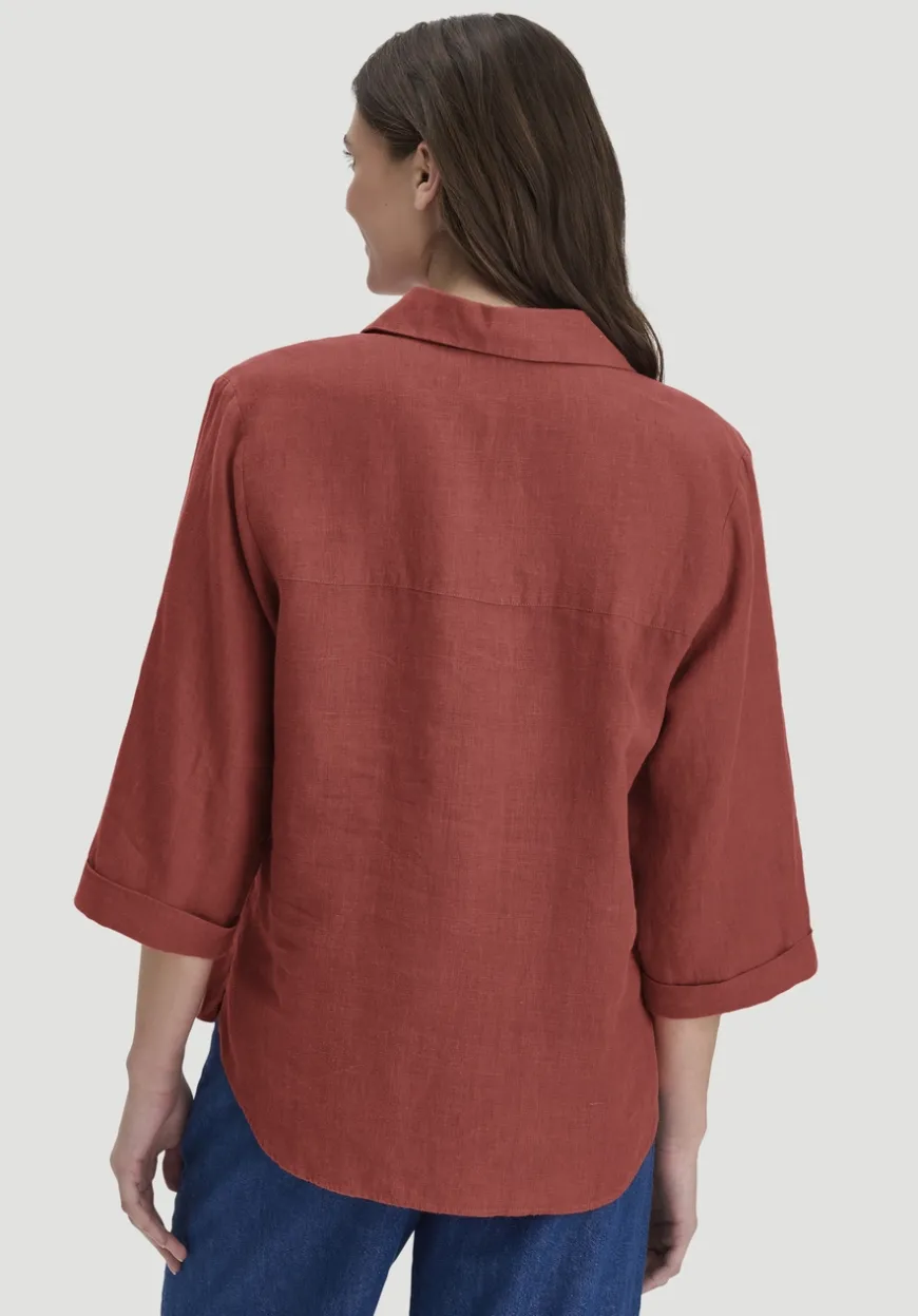hessnatur Bluse Relaxed aus reinem Leinen von|Damen Blusen