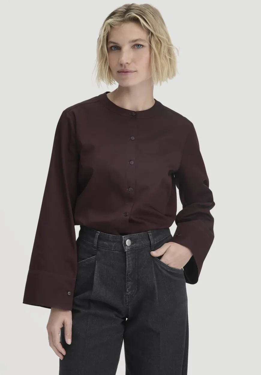 hessnatur Bluse Relaxed aus reiner Bio-Baumwolle von|Damen Blusen