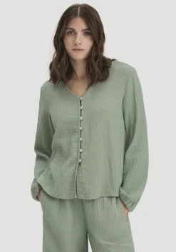 hessnatur Bluse Relaxed aus reiner Bio-Baumwolle von|Damen Blusen