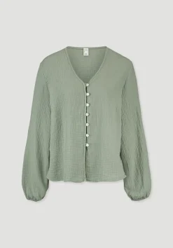 hessnatur Bluse Relaxed aus reiner Bio-Baumwolle von|Damen Blusen