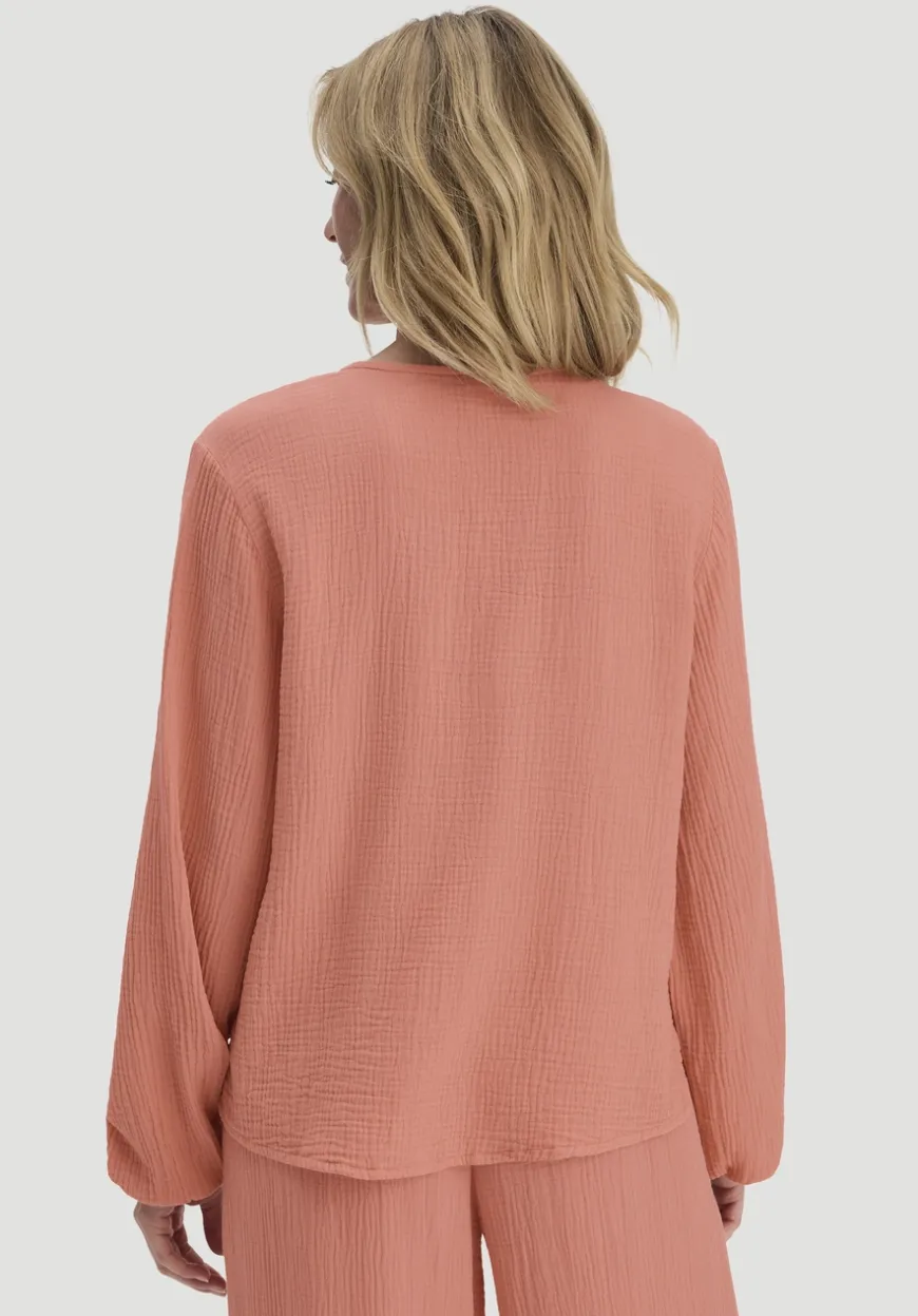 hessnatur Bluse Relaxed aus reiner Bio-Baumwolle von|Damen Blusen