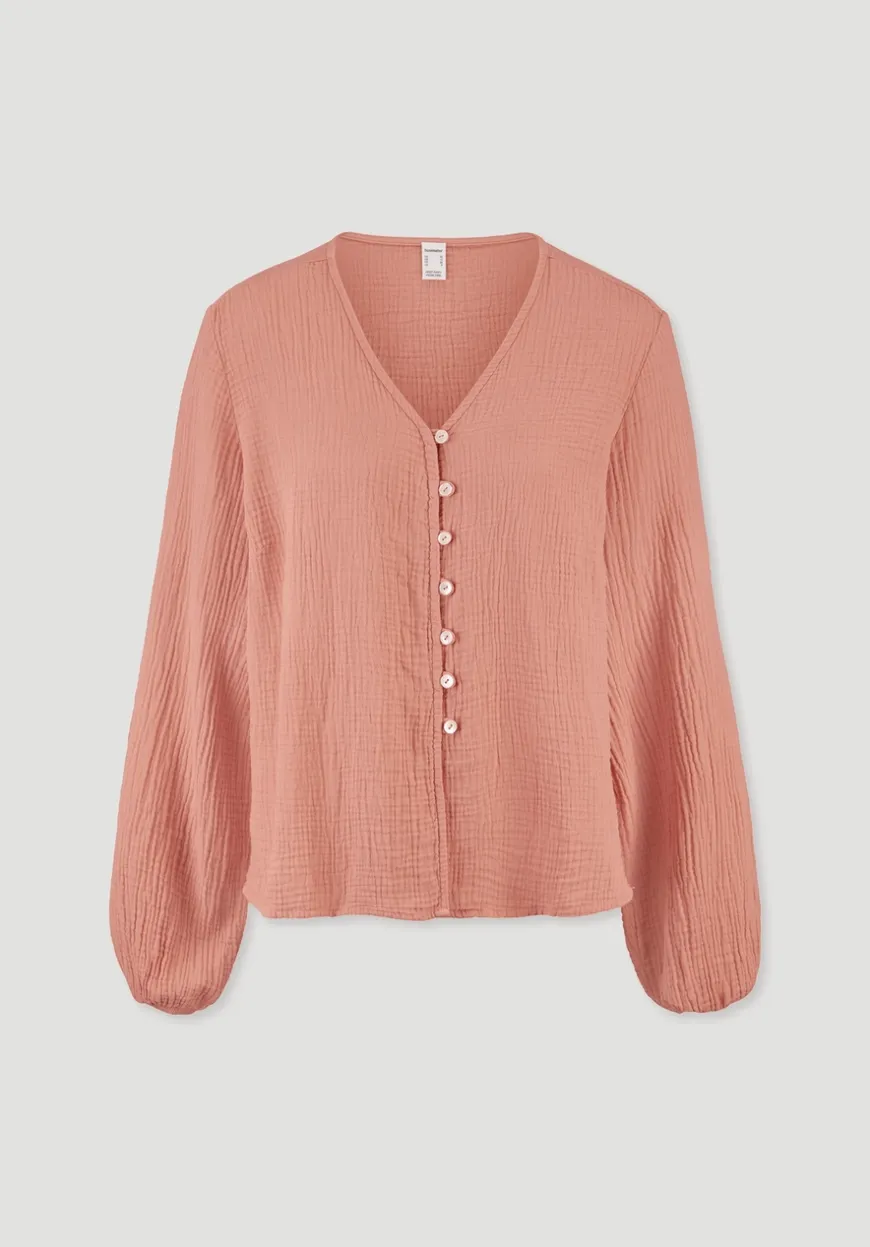 hessnatur Bluse Relaxed aus reiner Bio-Baumwolle von|Damen Blusen