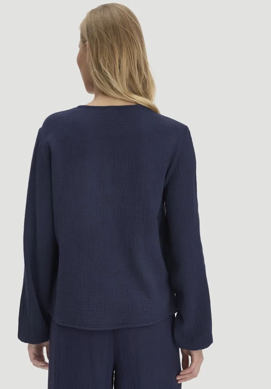 hessnatur Bluse Relaxed aus reiner Bio-Baumwolle von|Damen Blusen