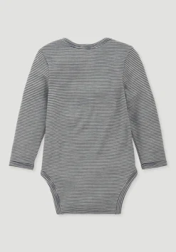 hessnatur Body Langarm aus Bio-Merinowolle mit Seide von| Bodys|Baby-Bodys