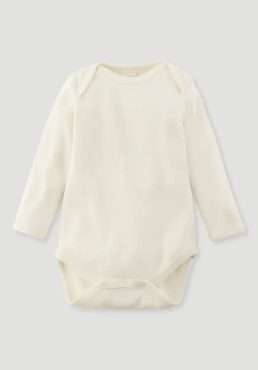 hessnatur Body Langarm aus reiner Bio-Baumwolle von| Bodys|Baby-Bodys