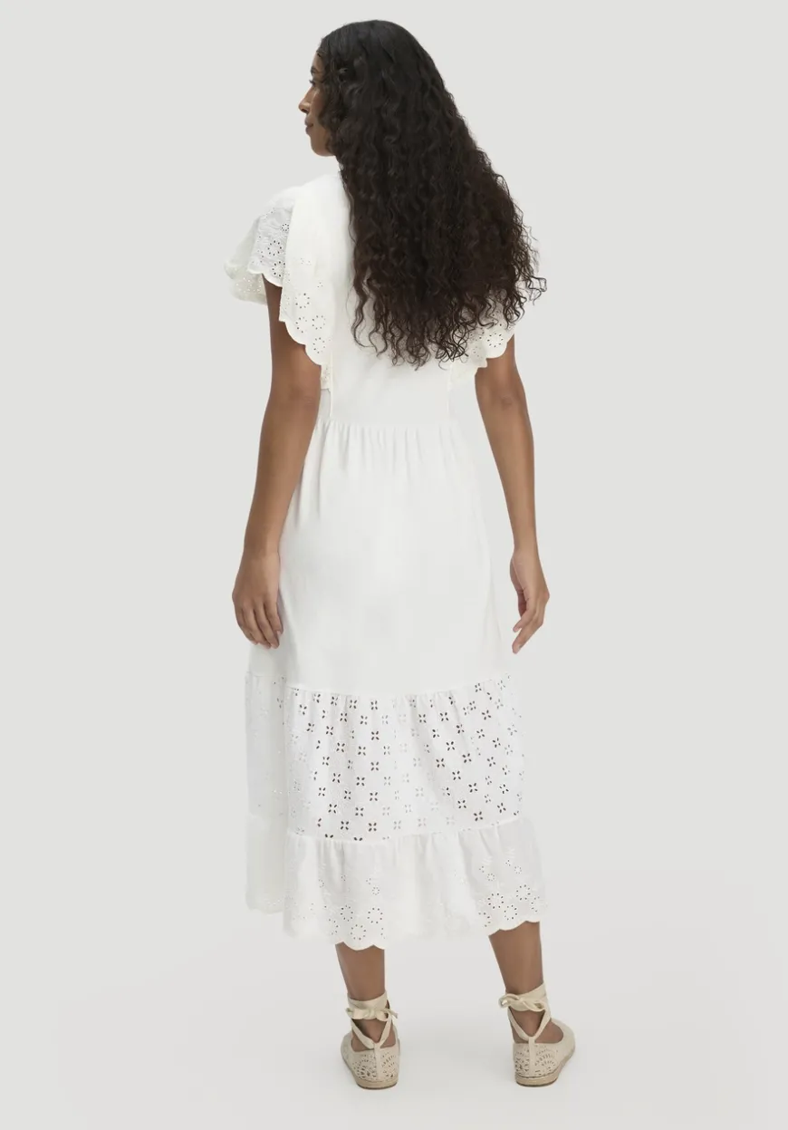 hessnatur Bohemian Jersey Kleid Midi Relaxed aus reiner Bio-Baumwolle von|Damen Kleider & Röcke
