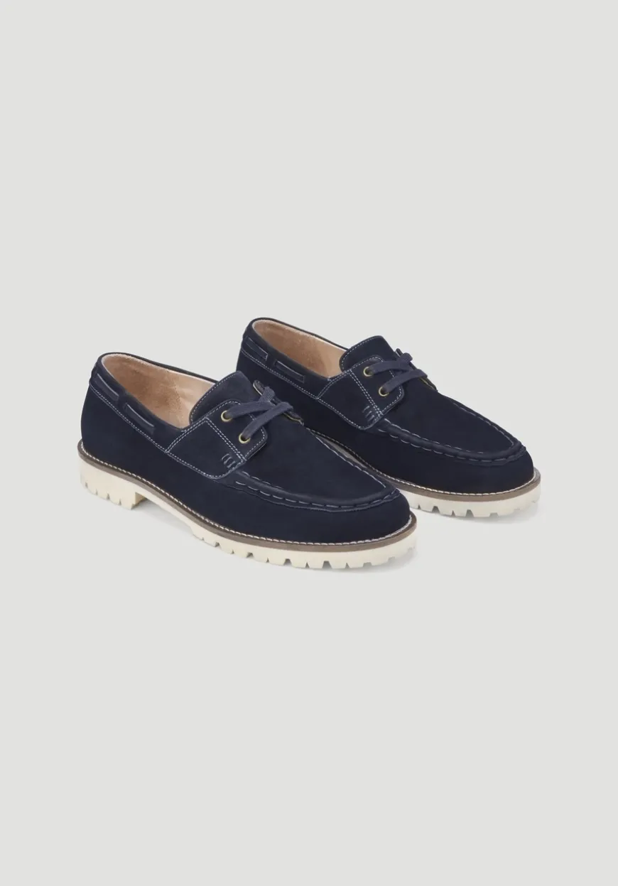 hessnatur Bootsschuh aus chromfrei gegerbtem Nubuk-Leder von|Herren Schuhe