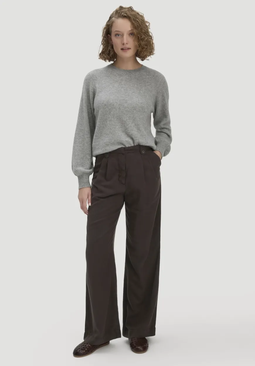 hessnatur Bundfalten Hose Wide Leg aus TENCEL™ Lyocell von|Damen Hosen & Shorts
