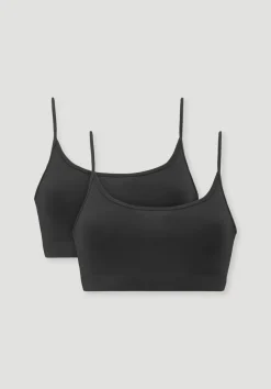 hessnatur Bustier im 2er-Pack PURE COTTON aus reiner Bio-Baumwolle von|Damen Bhs|Bhs & Bustiers