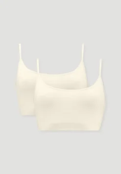 hessnatur Bustier im 2er-Pack PURE COTTON aus reiner Bio-Baumwolle von|Damen Bhs|Bhs & Bustiers