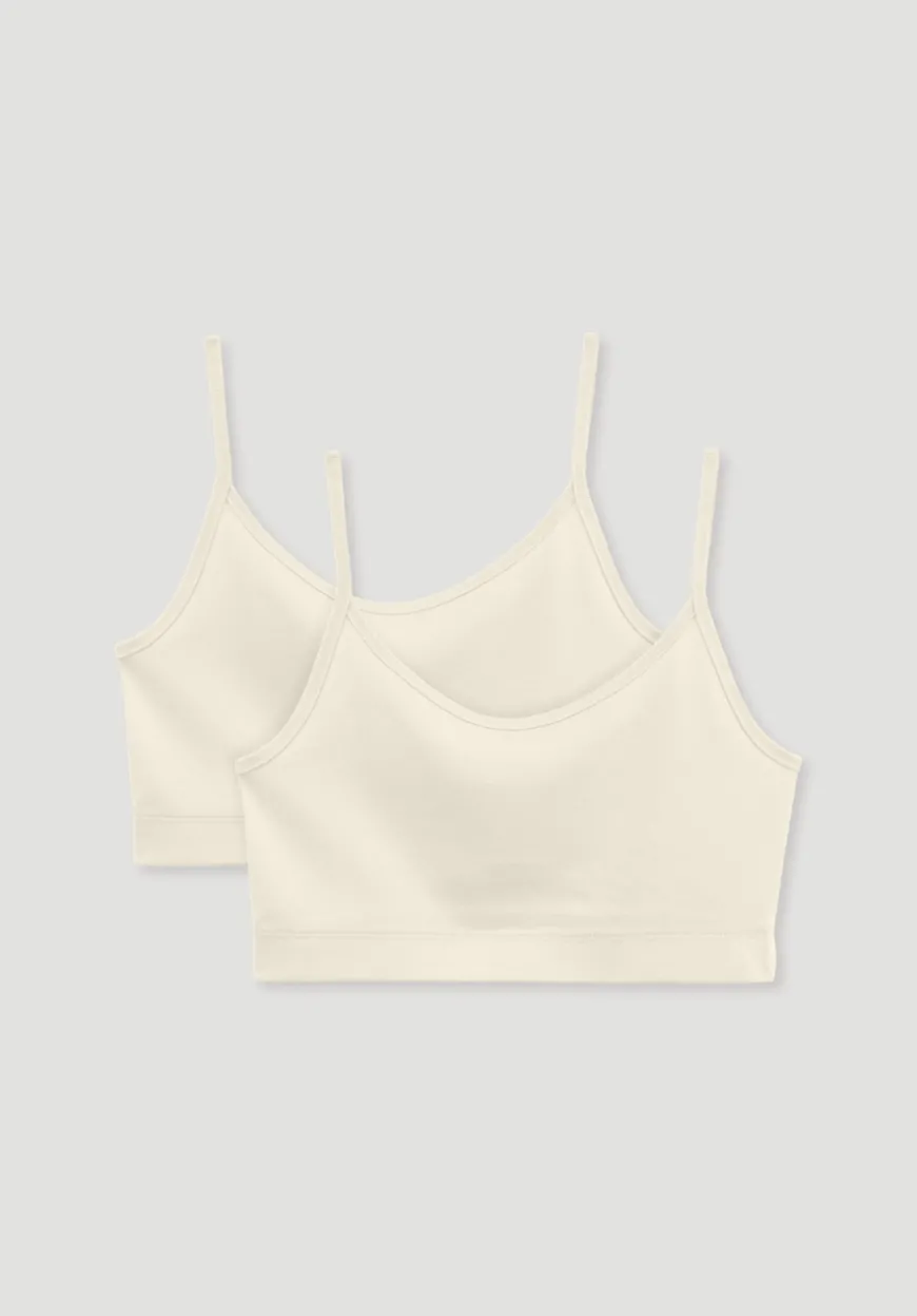 hessnatur Bustier im 2er-Pack PURE COTTON aus reiner Bio-Baumwolle von|Damen Bhs|Bhs & Bustiers