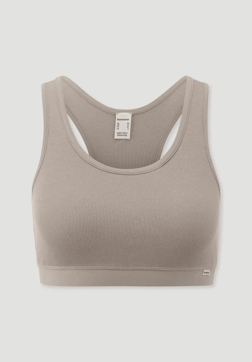 hessnatur Bustier Racerback SOFT RIB aus Bio-Baumwolle von|Damen Bhs|Bhs & Bustiers