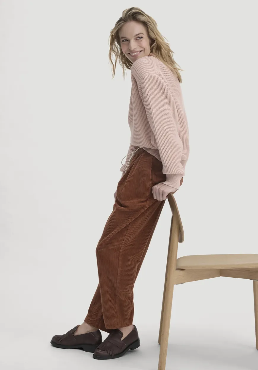 hessnatur Cordhose Relaxed aus reiner Bio-Baumwolle von|Damen Hosen & Shorts