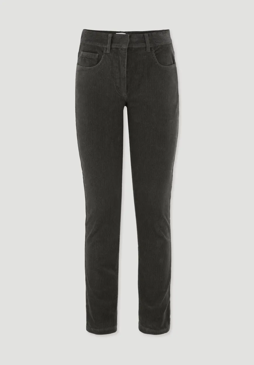 hessnatur Cordhose Slim Leg Regular aus Bio-Baumwolle von|Damen Hosen & Shorts