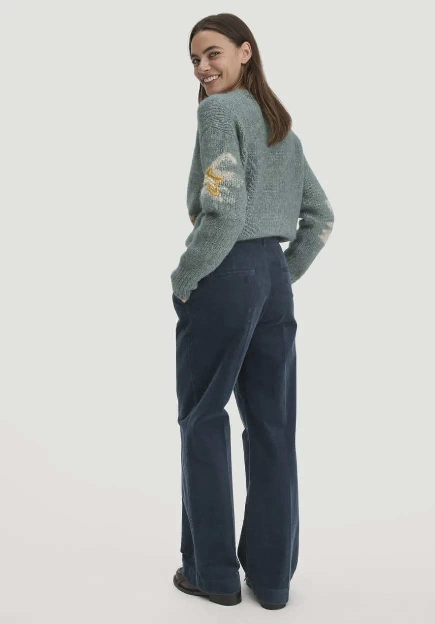 hessnatur Cordhose Wide Leg Relaxed aus Bio-Baumwolle von|Damen Hosen & Shorts