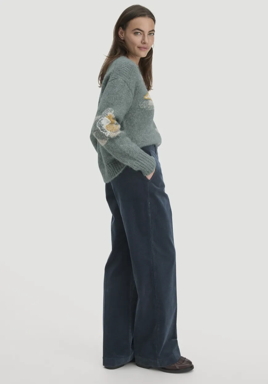 hessnatur Cordhose Wide Leg Relaxed aus Bio-Baumwolle von|Damen Hosen & Shorts