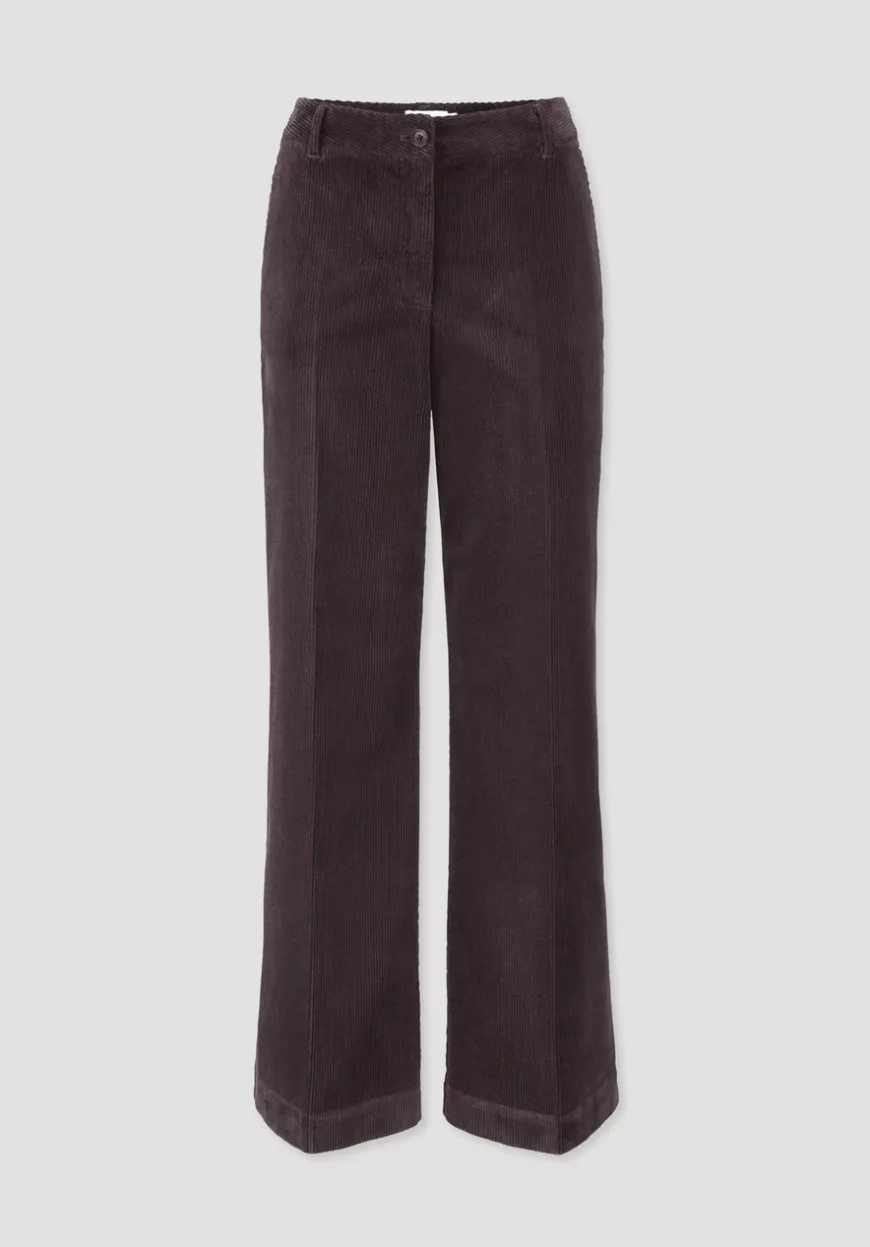 hessnatur Cordhose Wide Leg Relaxed aus Bio-Baumwolle von|Damen Hosen & Shorts