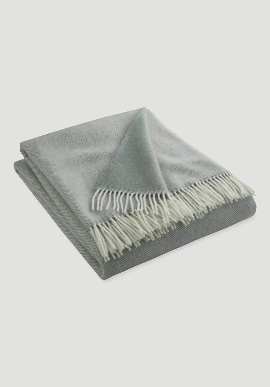 hessnatur Doubleface Plaid TOSID aus reiner Bio-Lambswool von| Wolldecken & Plaids