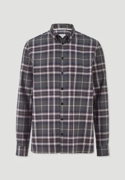 hessnatur Flanell Karo Hemd Regular aus reiner Bio-Baumwolle von|Herren Hemden