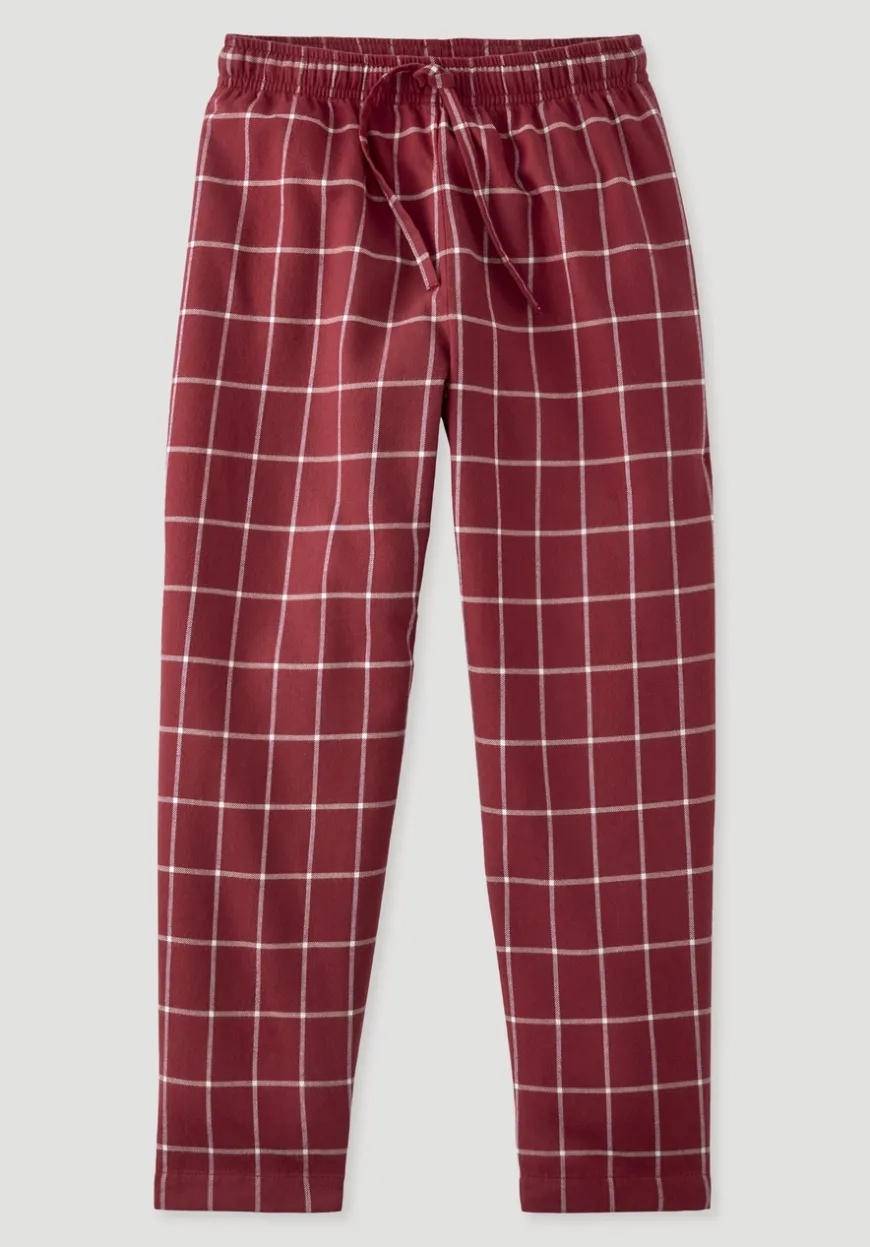 hessnatur Flanell Schlafhose aus reiner Bio-Baumwolle von| Nachtwäsche|Kids Nachtwäsche