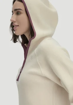hessnatur Fleece Hoodie Relaxed ACTIVE LIGHT aus reiner Bio-Baumwolle von|Damen Sweatshirts|Fleece