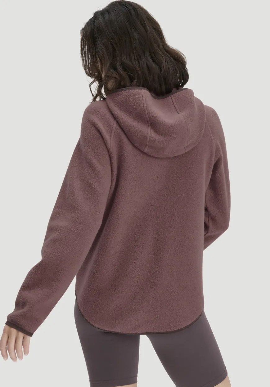 hessnatur Fleece Hoodie Relaxed ACTIVE LIGHT aus reiner Bio-Baumwolle von|Damen Sweatshirts|Fleece
