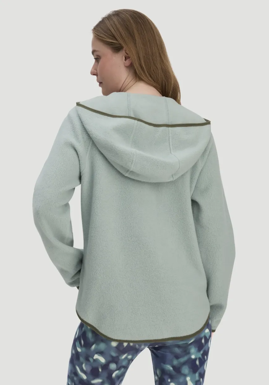 hessnatur Fleece Hoodie Relaxed ACTIVE LIGHT aus reiner Bio-Baumwolle von|Damen Sweatshirts|Fleece