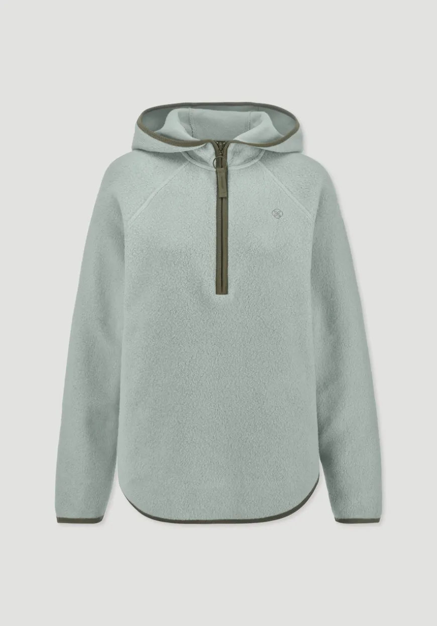 hessnatur Fleece Hoodie Relaxed ACTIVE LIGHT aus reiner Bio-Baumwolle von|Damen Sweatshirts|Fleece