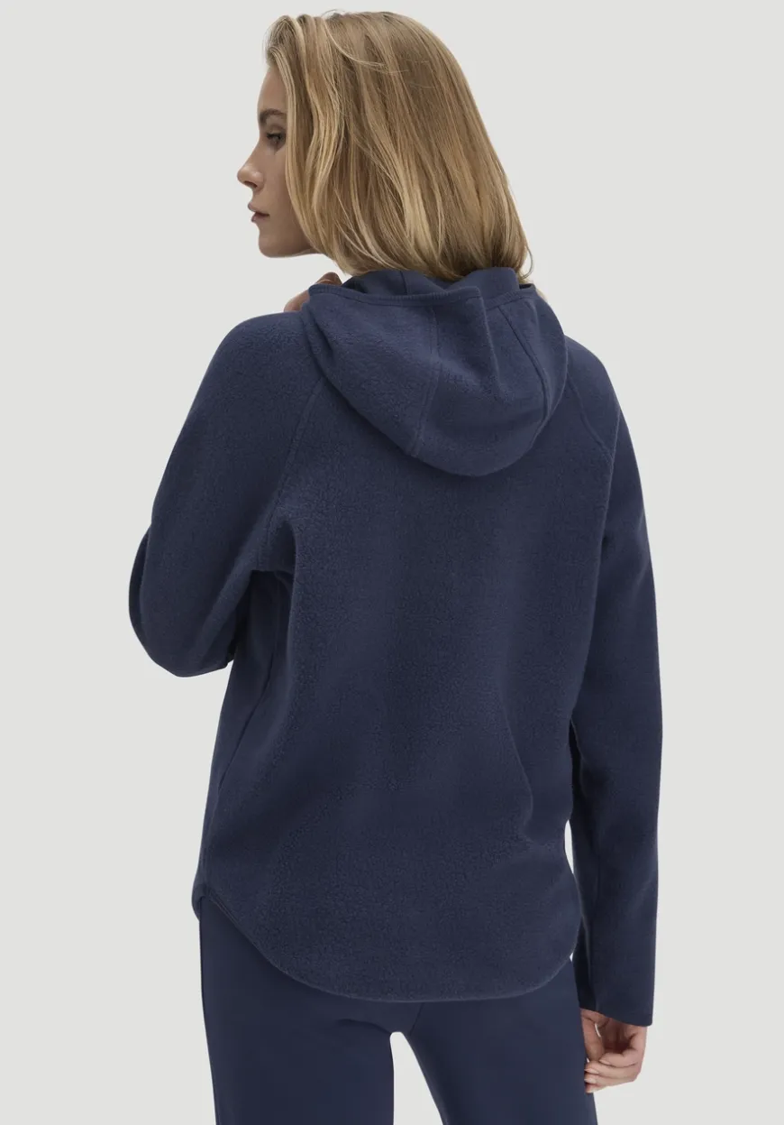 hessnatur Fleece Hoodie Relaxed ACTIVE LIGHT aus reiner Bio-Baumwolle von|Damen Sweatshirts|Fleece