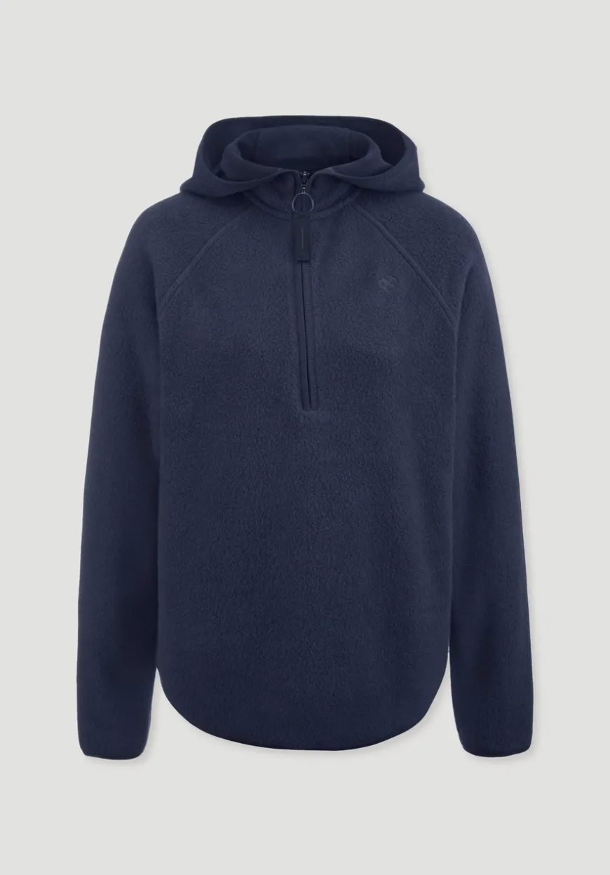 hessnatur Fleece Hoodie Relaxed ACTIVE LIGHT aus reiner Bio-Baumwolle von|Damen Sweatshirts|Fleece
