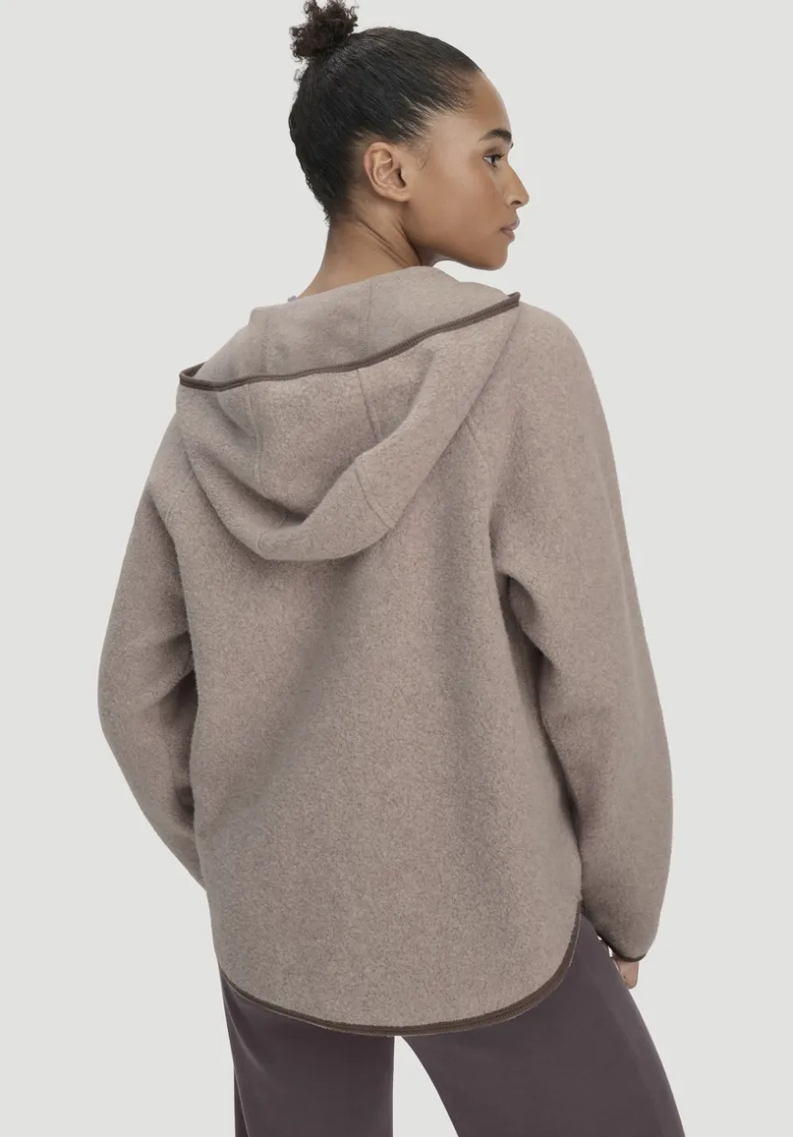 hessnatur Fleece Hoodie Relaxed ACTIVE LIGHT aus reiner Bio-Baumwolle von|Damen Sweatshirts|Fleece