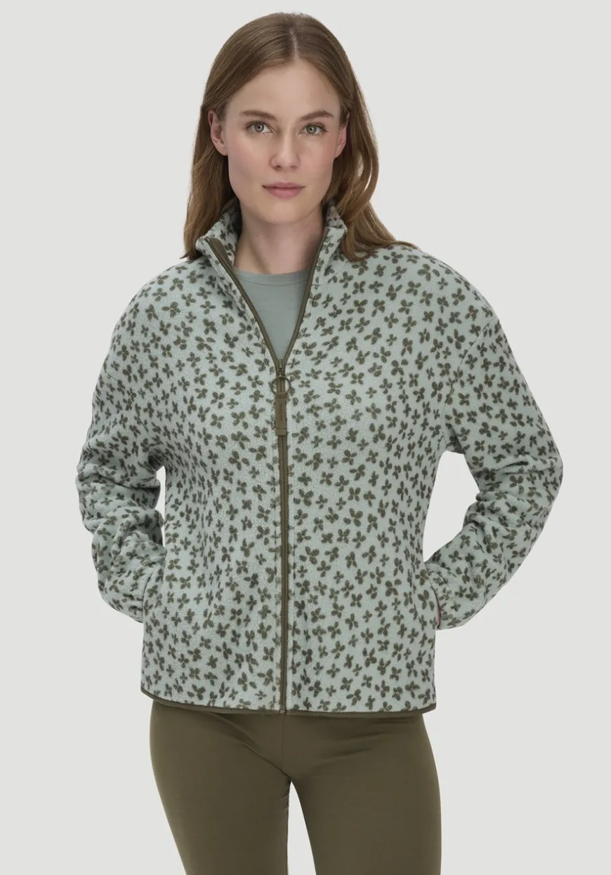 hessnatur Fleece Jacke Relaxed ACTIVE LIGHT aus reiner Bio-Baumwolle von|Damen Jacken & Mäntel|Fleece