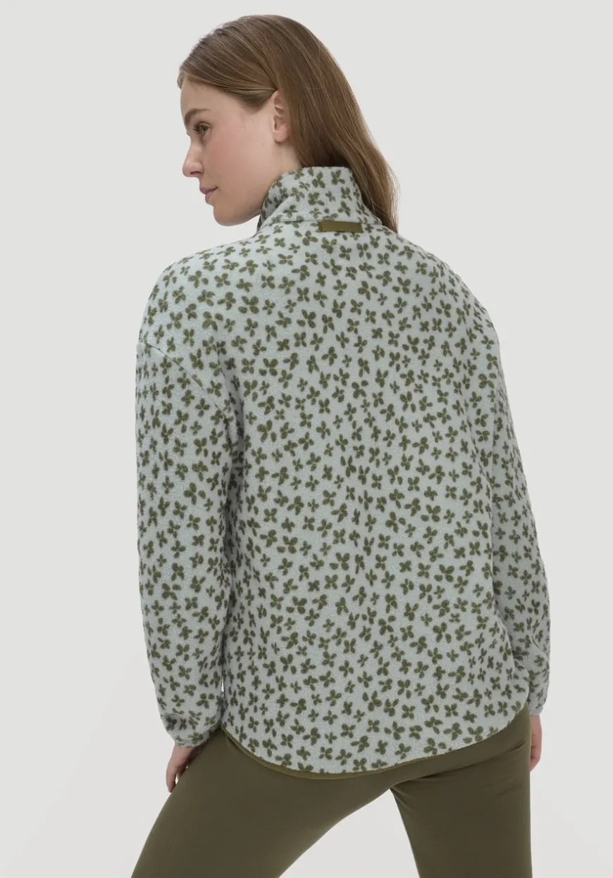 hessnatur Fleece Jacke Relaxed ACTIVE LIGHT aus reiner Bio-Baumwolle von|Damen Jacken & Mäntel|Fleece