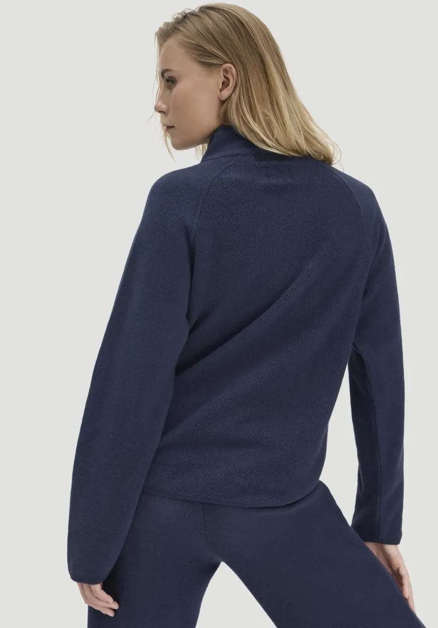 hessnatur Fleece Jacke Relaxed ACTIVE LIGHT aus Bio-Baumwolle von|Damen Jacken & Mäntel|Fleece