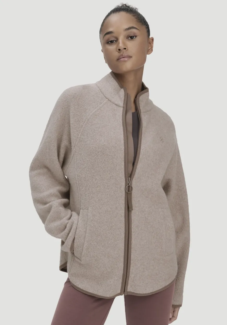 hessnatur Fleece Jacke Relaxed ACTIVE LIGHT aus Bio-Baumwolle von|Damen Jacken & Mäntel|Fleece