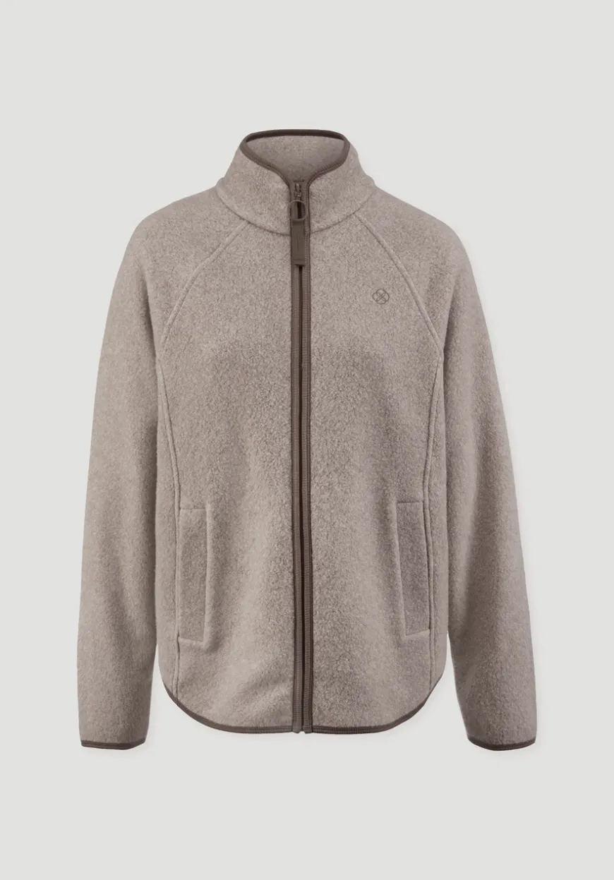 hessnatur Fleece Jacke Relaxed ACTIVE LIGHT aus Bio-Baumwolle von|Damen Jacken & Mäntel|Fleece
