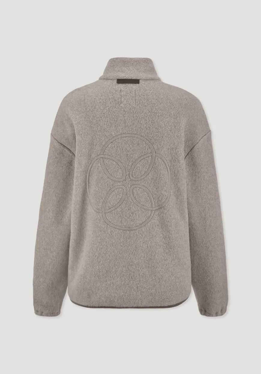 hessnatur Fleece Jacke Relaxed ACTIVE LIGHT aus reiner Bio-Baumwolle von|Damen Jacken & Mäntel|Fleece