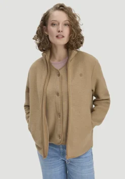 hessnatur Fleece Jacke Relaxed ACTIVE LIGHT aus reiner Bio-Baumwolle von|Damen Jacken & Mäntel|Fleece