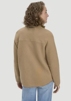 hessnatur Fleece Jacke Relaxed ACTIVE LIGHT aus reiner Bio-Baumwolle von|Damen Jacken & Mäntel|Fleece