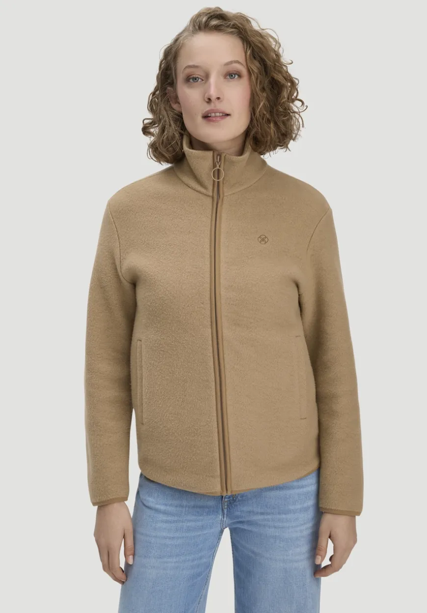 hessnatur Fleece Jacke Relaxed ACTIVE LIGHT aus reiner Bio-Baumwolle von|Damen Jacken & Mäntel|Fleece
