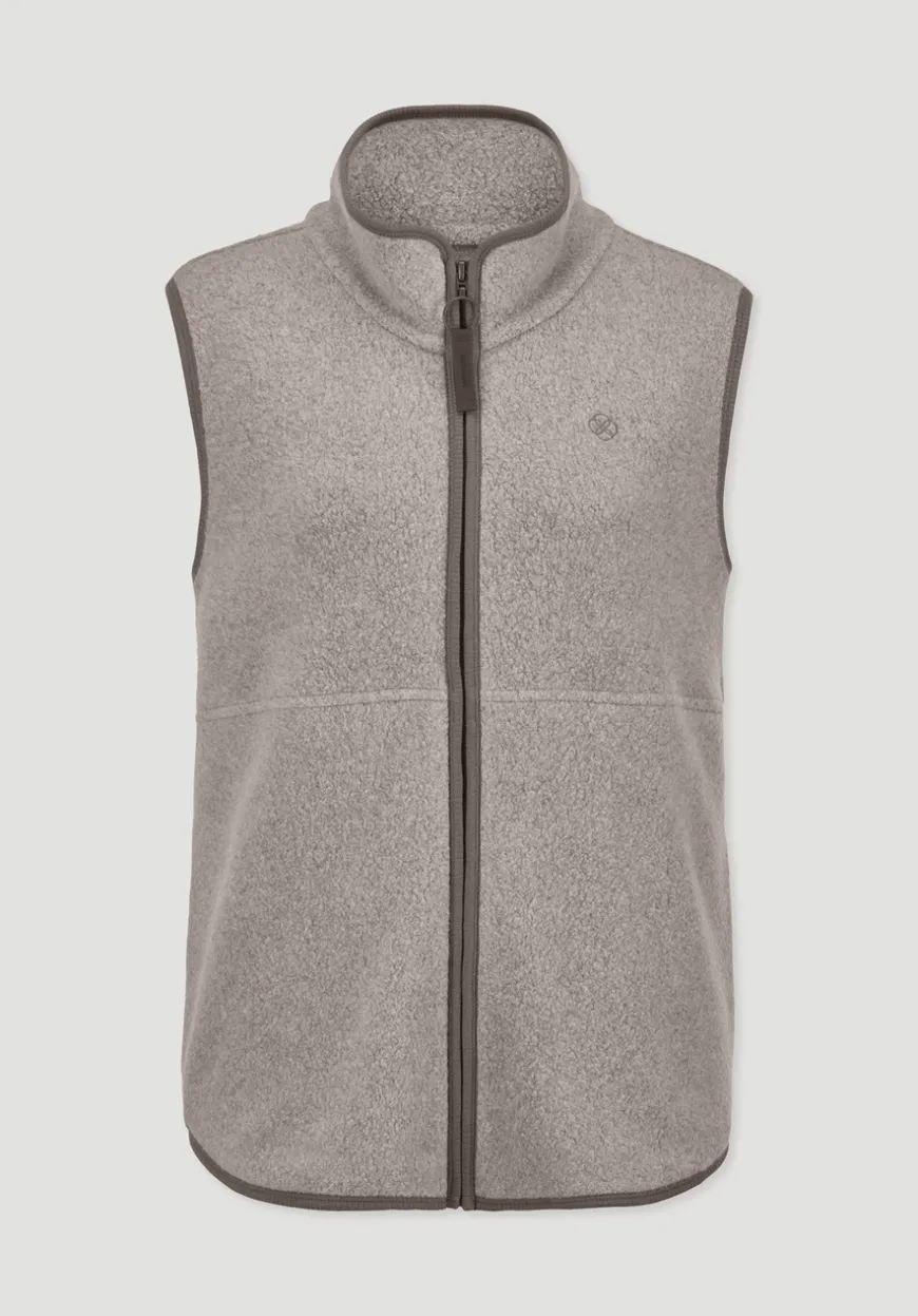 hessnatur Fleece Weste Regular ACTIVE LIGHT aus reiner Bio-Baumwolle von|Damen Jacken & Mäntel|Fleece