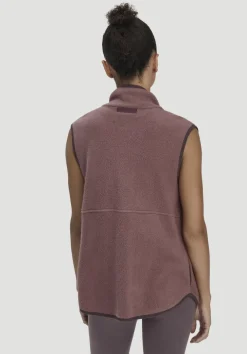 hessnatur Fleece Weste Regular ACTIVE LIGHT aus reiner Bio-Baumwolle von|Damen Jacken & Mäntel|Fleece