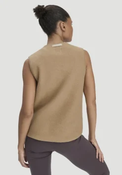 hessnatur Fleece Weste Relaxed ACTIVE LIGHT aus reiner Bio-Baumwolle von|Damen Jacken & Mäntel|Fleece