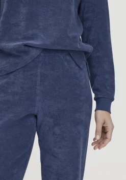 hessnatur Frottee Loungehose PURE COTTON aus reiner Bio-Baumwolle von|Damen Nachtwäsche|Nachtwäsche