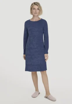 hessnatur Frottee Nachthemd PURE COTTON aus reiner Bio-Baumwolle von|Damen Nachtwäsche|Nachtwäsche